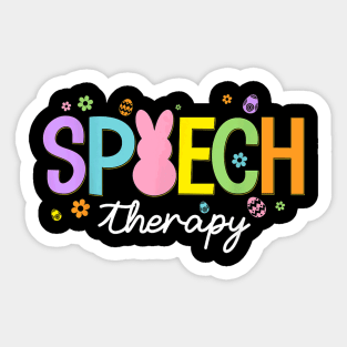 Speech Therapy Happy Easter Day Gift For Boys Girls Kids Sticker